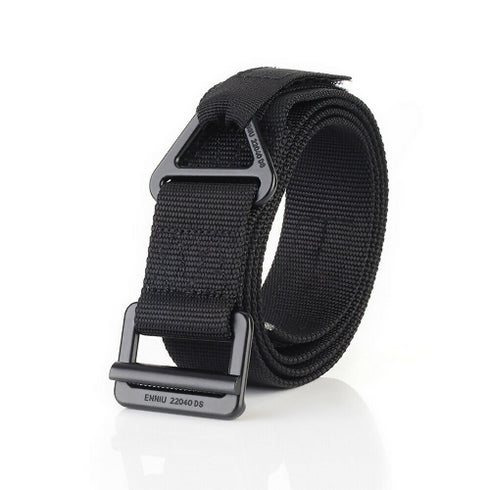 Adjustable Unisex Nylon Polypropylene Tactical Outdoor Security Guard Belt Alloy for Buckle Resistant Fabric Belts for Rescue