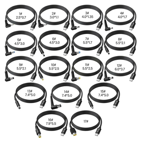 PD Laptop charge cable 65w 2.5*0.8mm