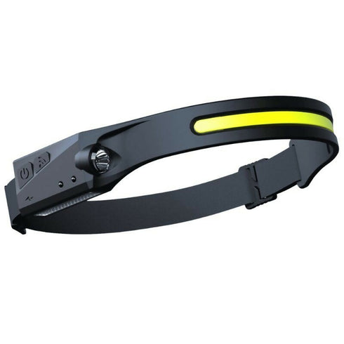 Black Induction Headlamp For Camping