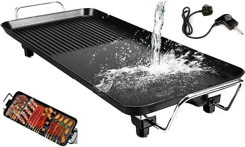 Non-Stick Plates Electric Table Top Portable BBQ Grilling Grill Indoor or Outdoor