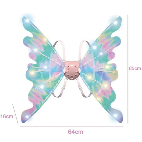 Electric Light up Moving Butterfly Wings Toys for Kids Girl