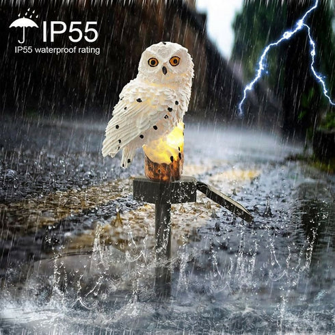 White Owl - Waterproof Solar Light