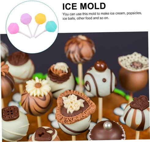 Lollipop Ice Moulds - Set of 4