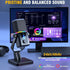 High-Sensitivity Multimedia RGB Dynamic Gaming Desktop Podcast Microphone