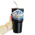 Large Capacity Stainless Steel Insulated Cup With High-Capacity Straw