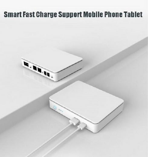 Mini DC 10400maH UPS Battery Backup For Router And Support POE