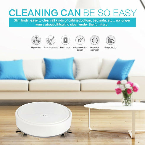 Wireless Smart Cleaning Robot Vacuum Cleaner, Wet and Dry Mop, Smart Home Appliance, Electric Sweeper
