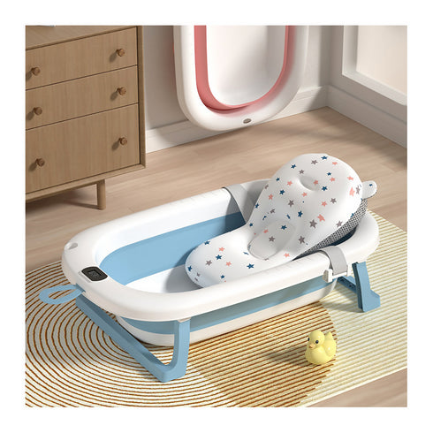 Folding Bathtub, Baby Collapsible, Standing Infant Baby Bath Tubs.