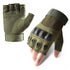 Outdoor Riding Sports Half Finger Hiking Hunting and Camping Accessories Nylon Tactical Gloves.