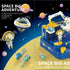 Space Adventure Race Track Set for Kids Inertia Toy