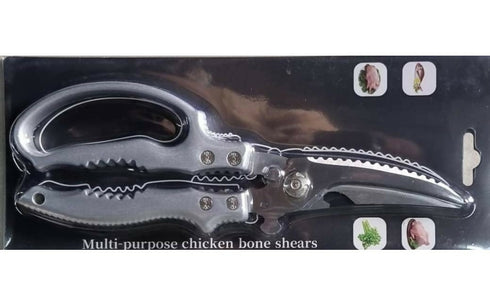 Multi-Purpose Poultry Shears with Serrated Blade