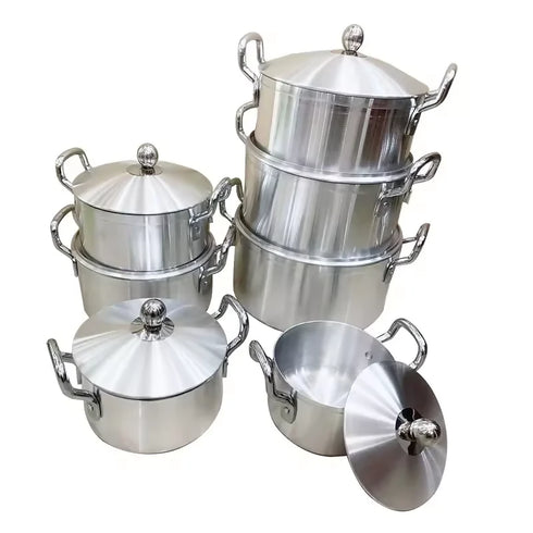 14pcs Aluminum Cookware Set