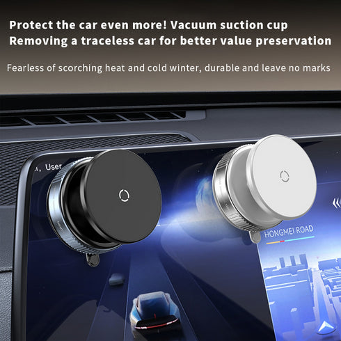 Rotatable Magnetic Vacuum Car Phone Holder.
