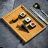 5-Piece Bamboo Rectangular Serving Trays