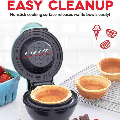 Waffle Bowl Maker, Edible Ice Cream Bowl Maker