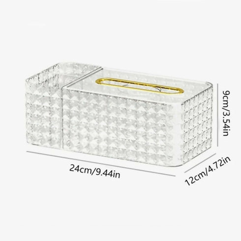 Clear Tissue Box Dispenser for Napkins