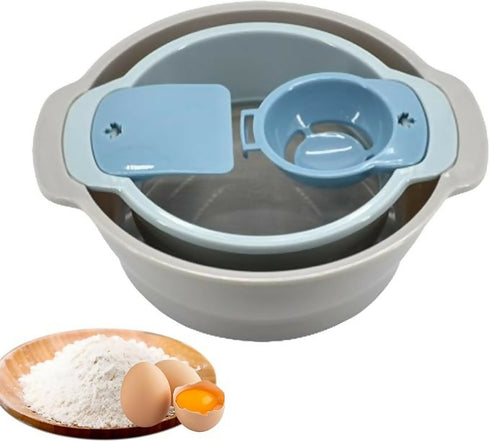 Flour Sifter Pan Set for Kitchen Baking