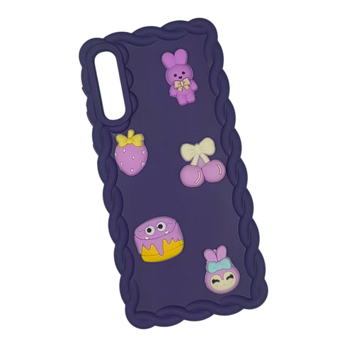 Cute 3D Cartoon Silicone Phone Case Cover Compatible with Samsung A50