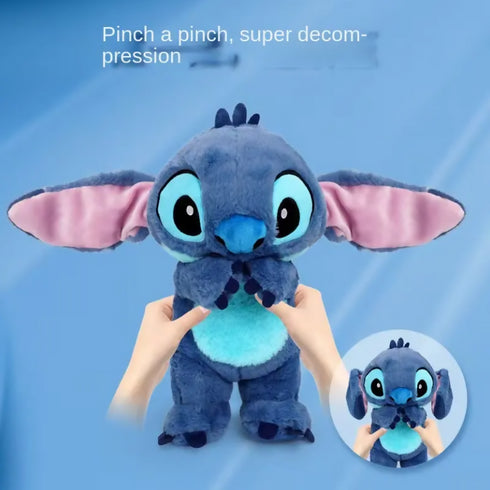 Stitch Breathing Motion & Musical Plush Toy with Soothing Light