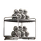 ECOCO 2-Tier Aluminum Microwave Oven Rack