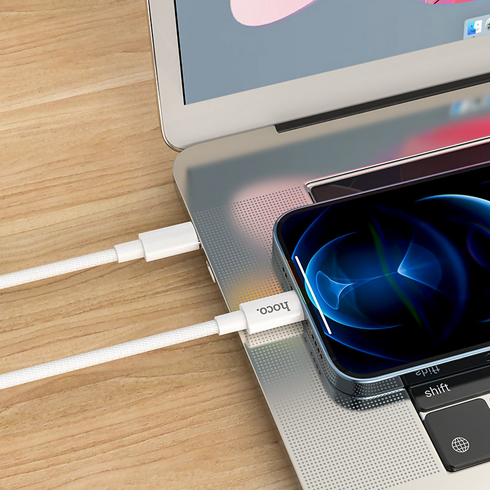 hoco-x56-new-original-pd-charging-data-cable-type-c-to-lightning-notebook