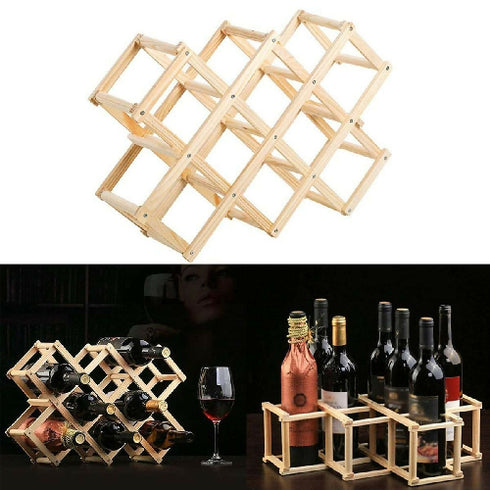 Stackable Wine Bottle Holder for Home
