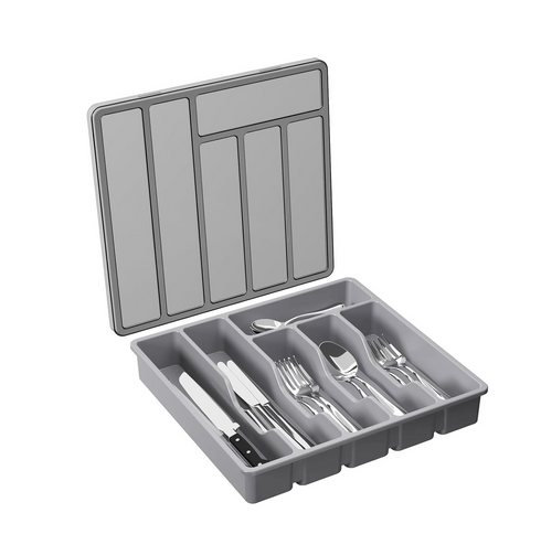 Cutlery Storage with Lid