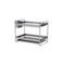 2-Tier Dish Drying Rack, Carbon Steel with Drip Tray