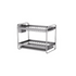 2-Tier Dish Drying Rack, Carbon Steel with Drip Tray