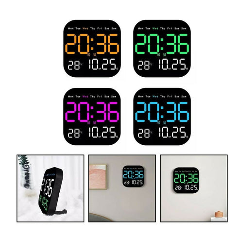 Digital Clock,LED Large Display Wall Alarm Clock