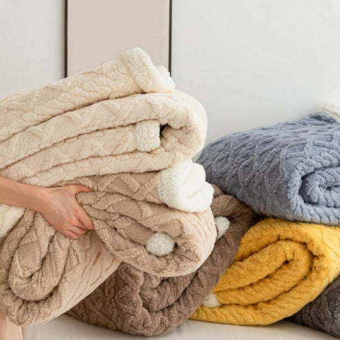 Thick Warm Soft Home Winter Blanket