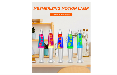 Dalavalampa 16-inch Liquid Motion Lamp for Kids, Adults and Teens Gifts, Green Liquid Blue Wax, Magma Lamp Night Lights for Home Decor Bedroom Office Living Room