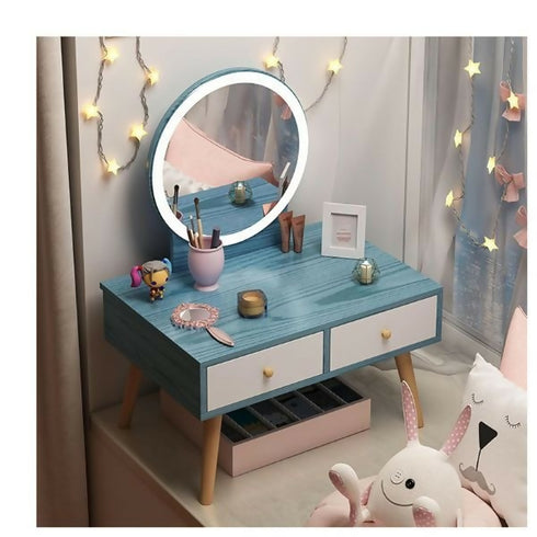 Vanity Desk Set with Drawers-Fu7006