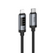 Lord PD27W Digital Display Type-C to 8 Pin Fast Charging Data Cable, Length: 1.2m(Black)