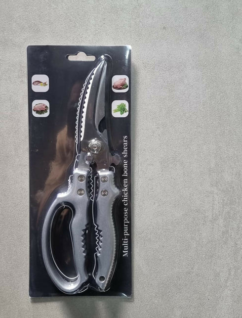 Multi-Purpose Poultry Shears with Serrated Blade