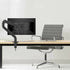 Gas spring single monitor desk mount