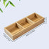 Bamboo Countertop Tea Bag Organizer 3 Tier