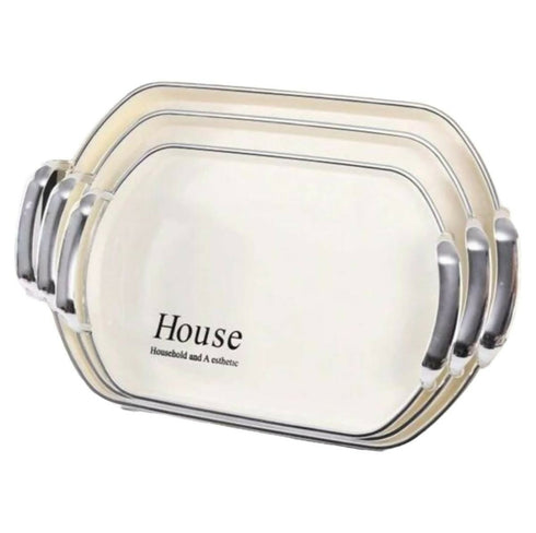Multipurpose Tray Set Oval - 3 Piece