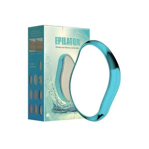 Epilator Painless Hair Removal Exfoliator - Gentle Skin Friendly Full Body - Black