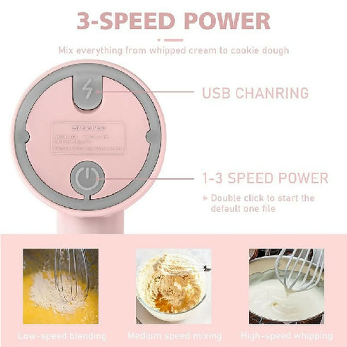 Portable Hand Mixer Electric Whisk