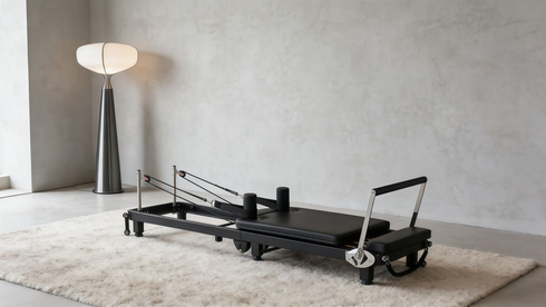 Easy Folding Portable Pilates Reformer - Core Yoga Bed - Home Fitness
