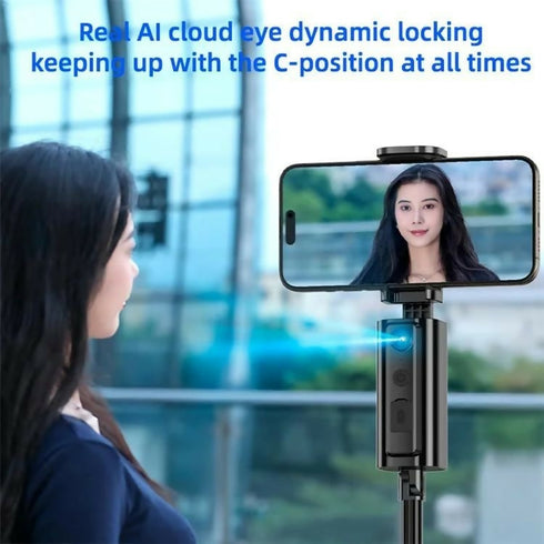 Auto Ai Face Tracking Camera Phone Tripod Stand 360° Rotating for Cell Phone Holder Selfie Sticks Tripod with Remote Controller