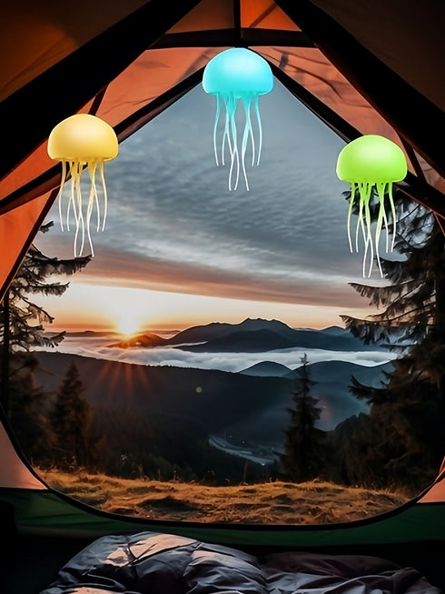 Jellyfish LED Night Light - Multi-Colour Mood Lamp for Bedroom & Home Décor