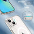 Protective MagSafe Clear Back Case Compatible with iPhone 13/14