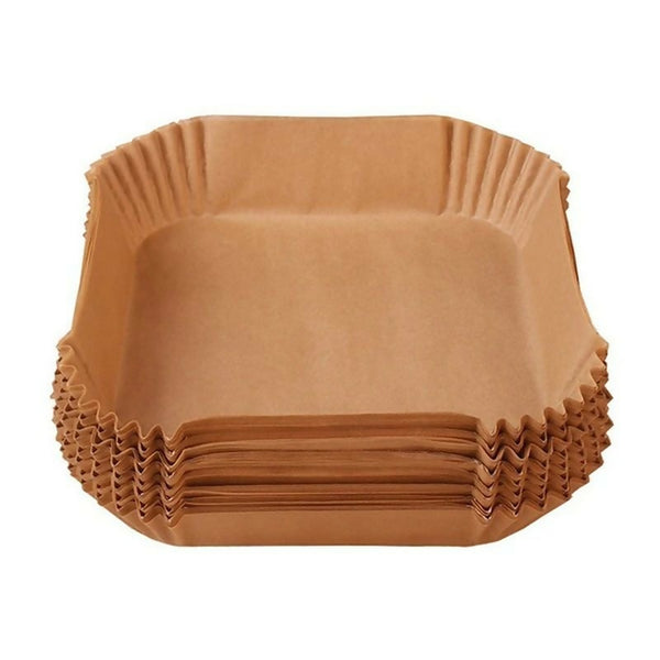 Square Disposable, Air Fryer Paper Liners - 100 Pieces