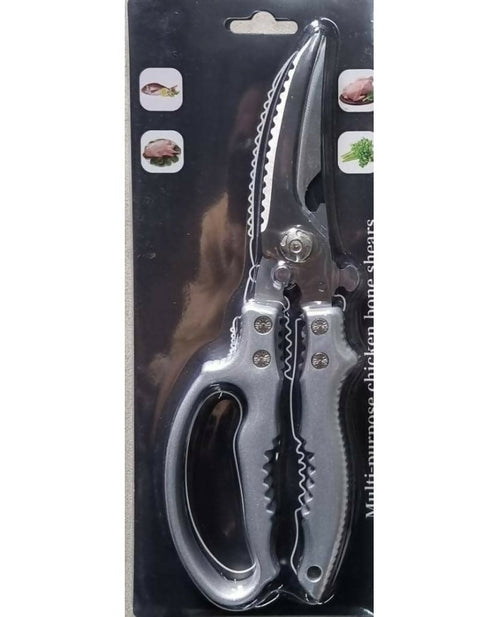 Multi-Purpose Poultry Shears with Serrated Blade