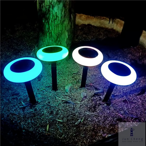 Colorful solar landscape lamp