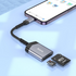 2 in 1 lightning to SD/TF OTG Card Reader Metal Shell Compatible with iPhone