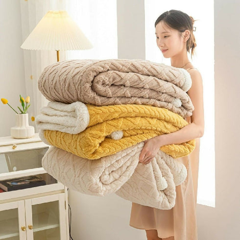Thick Warm Soft Home Winter Blanket