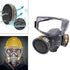 Gas Mask with Integrated Goggles